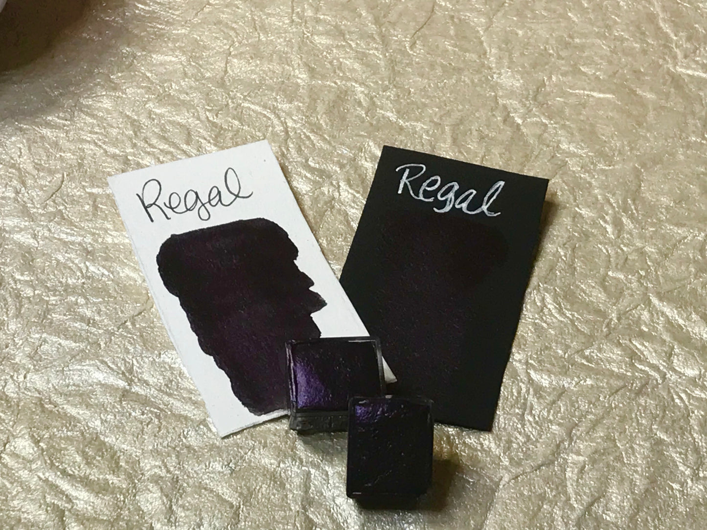 Regal-Handmade Shimmer watercolor paint-half pan