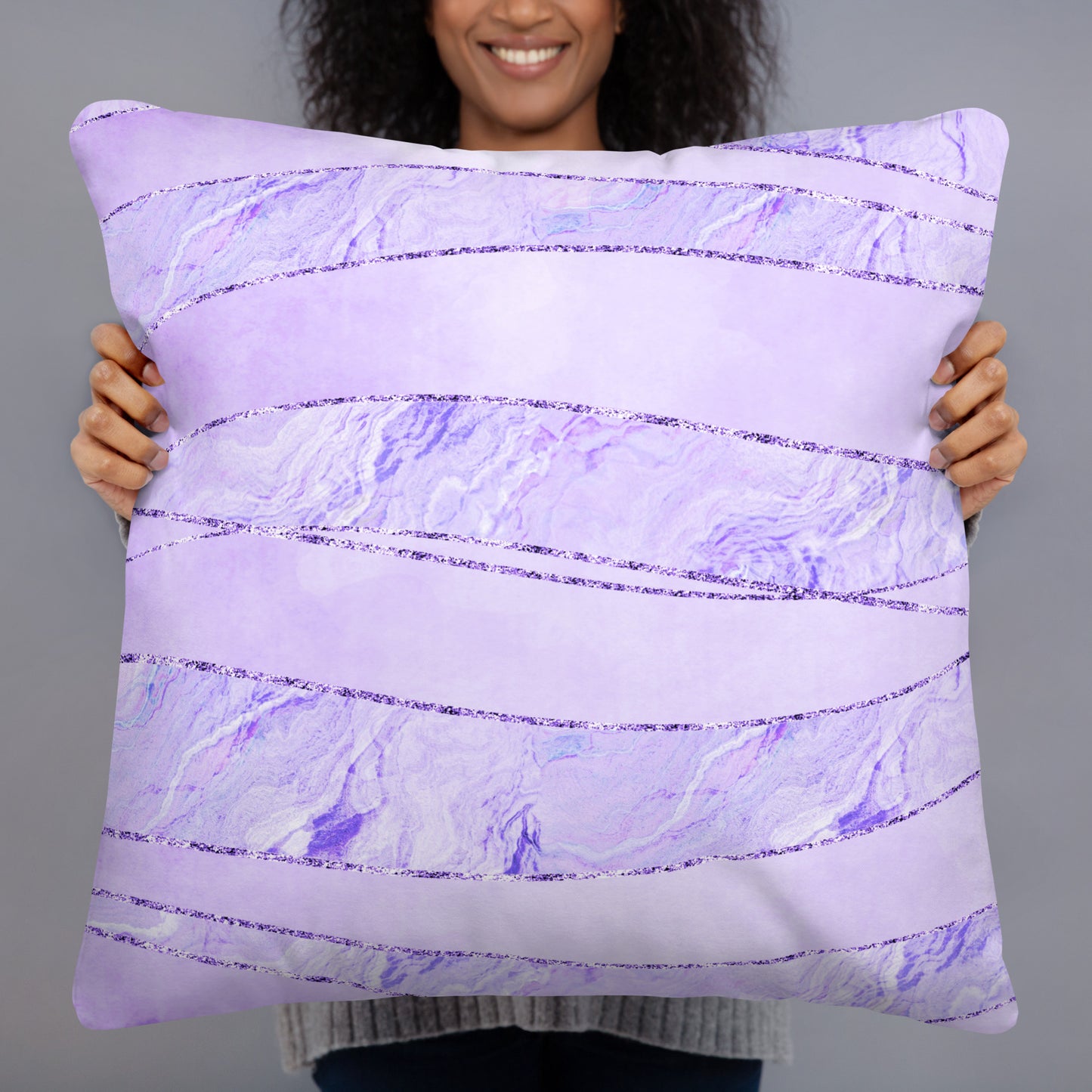Basic Pillow-Lavender Wave