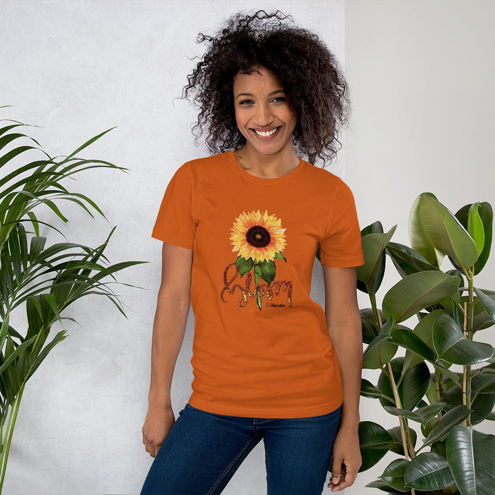 Unisex t-shirt- Bloom Sunflower