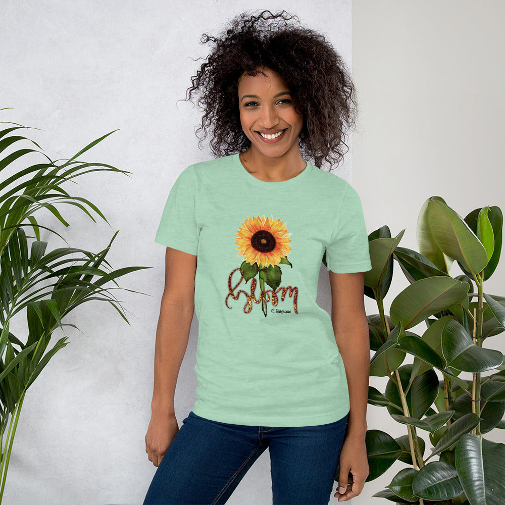 Unisex t-shirt- Bloom Sunflower