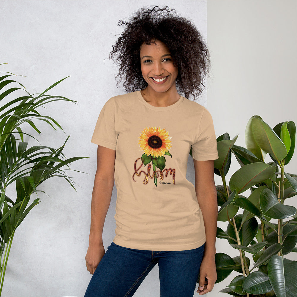 Unisex t-shirt- Bloom Sunflower