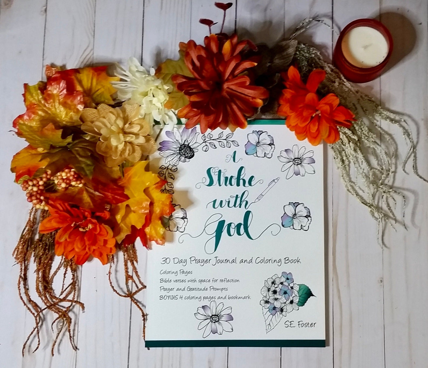 A Stroke with God prayer journal with coloring pages