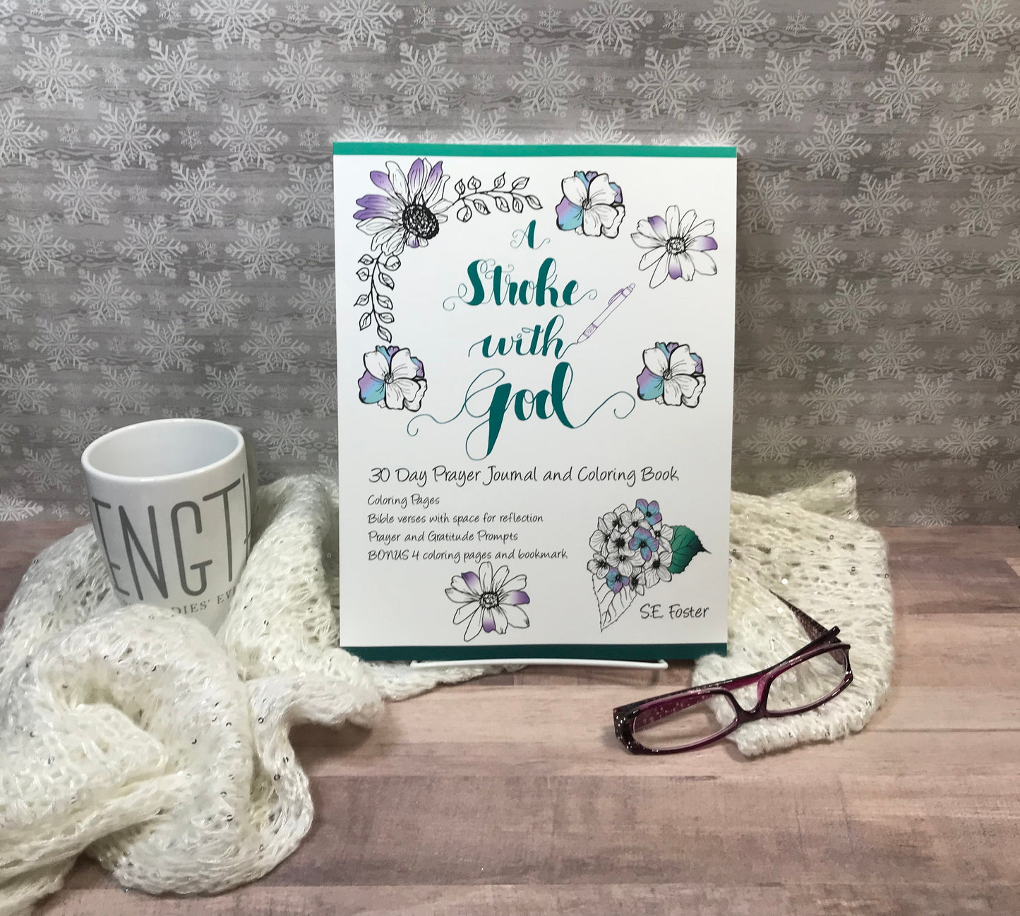 A Stroke with God prayer journal with coloring pages