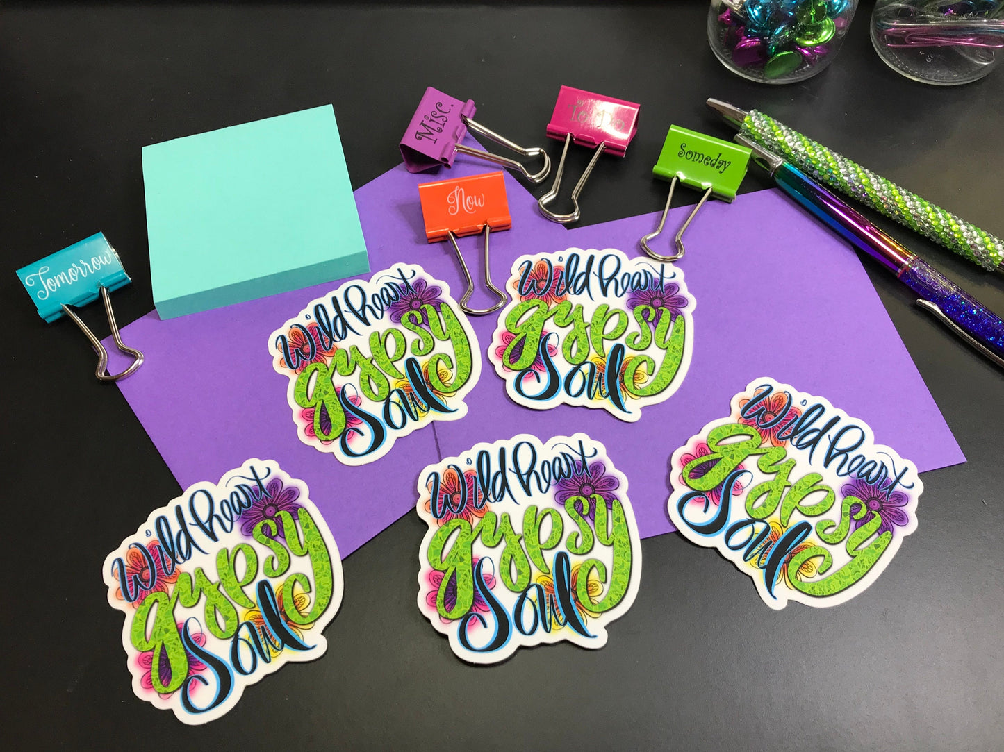 Vinyl Sticker-Matte, Decal,Wild Heart Gypsy Soul