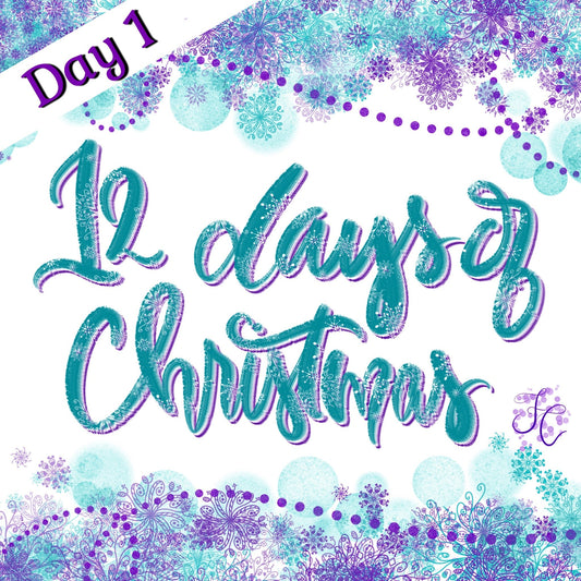 12 Days of Christmas Day 1~Xmas Bells~Handmade Shimmer watercolor paint-half pan Foster’s Creations