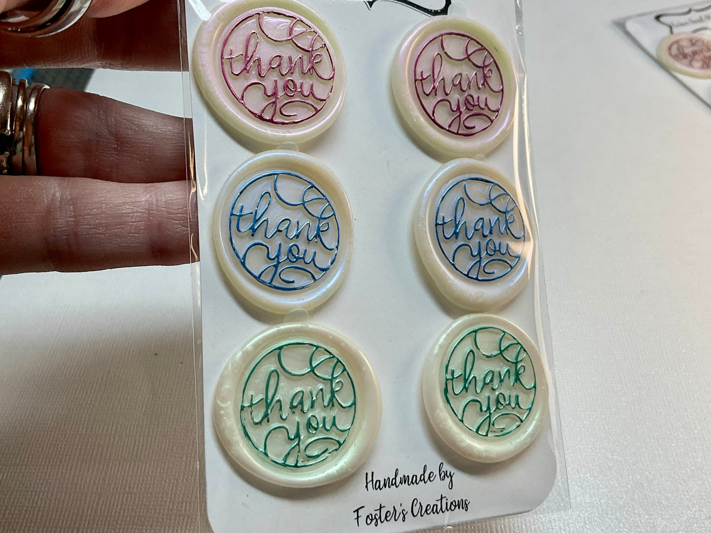 Wax Seal Stickers- Thank You 2