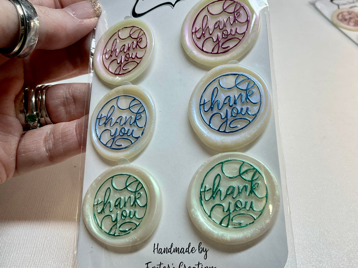 Wax Seal Stickers- Thank You 2