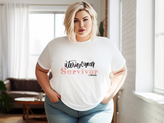 Unisex t-shirt-Uterine Cancer Survivor 1 Plus Size