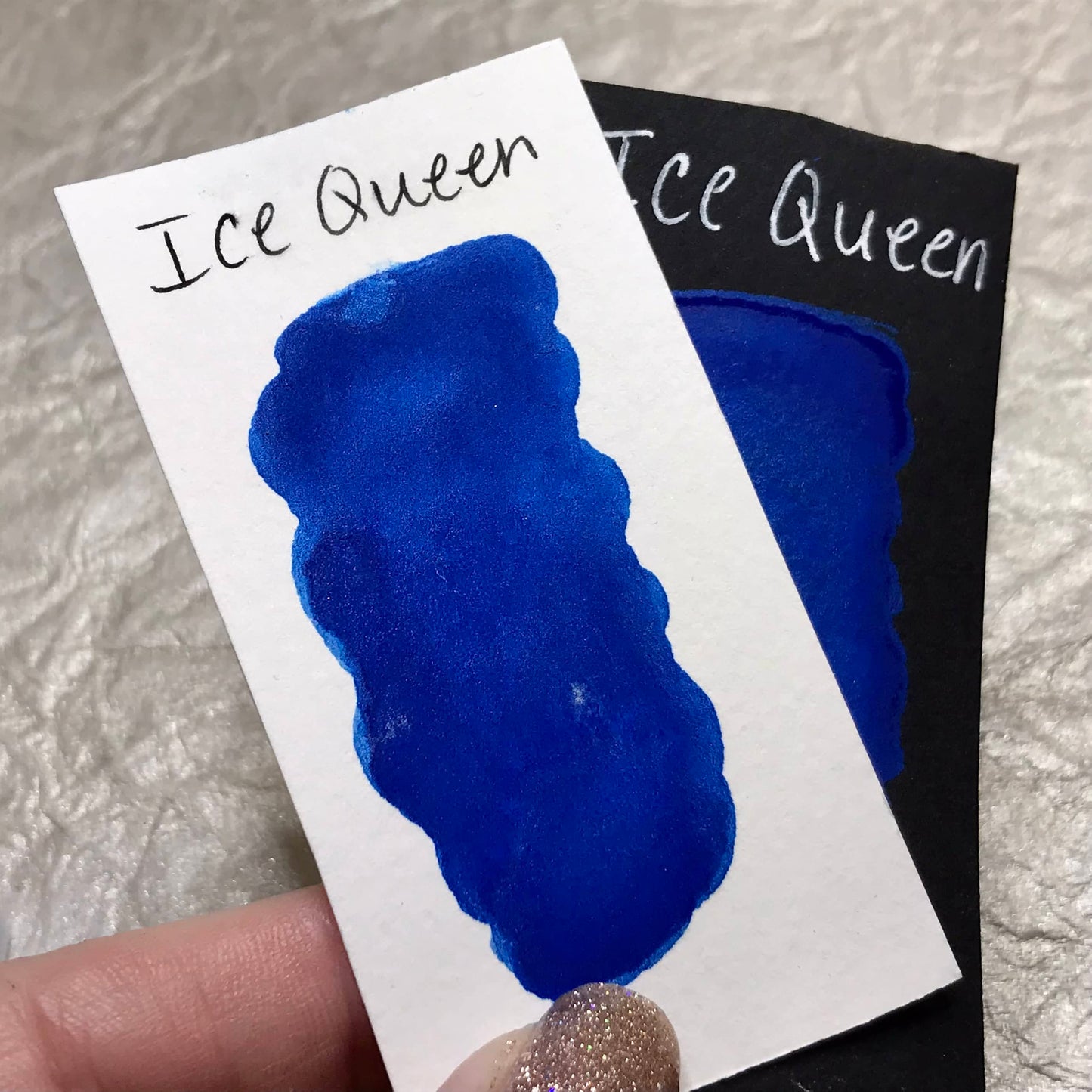 Ice Queen~Handmade Shimmer watercolor paint-half pan