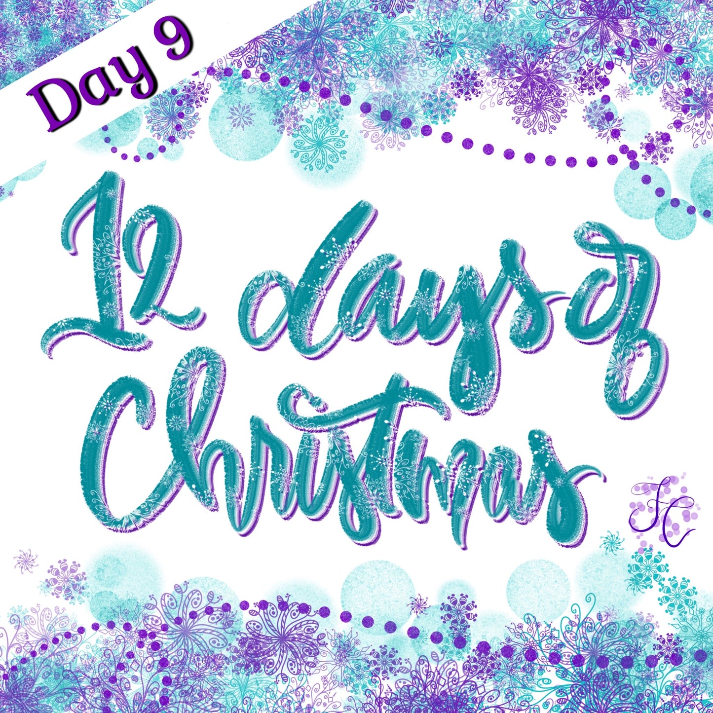 12 Days of Christmas Day 09~Evergreen~Handmade Shimmer watercolor paint-half pan