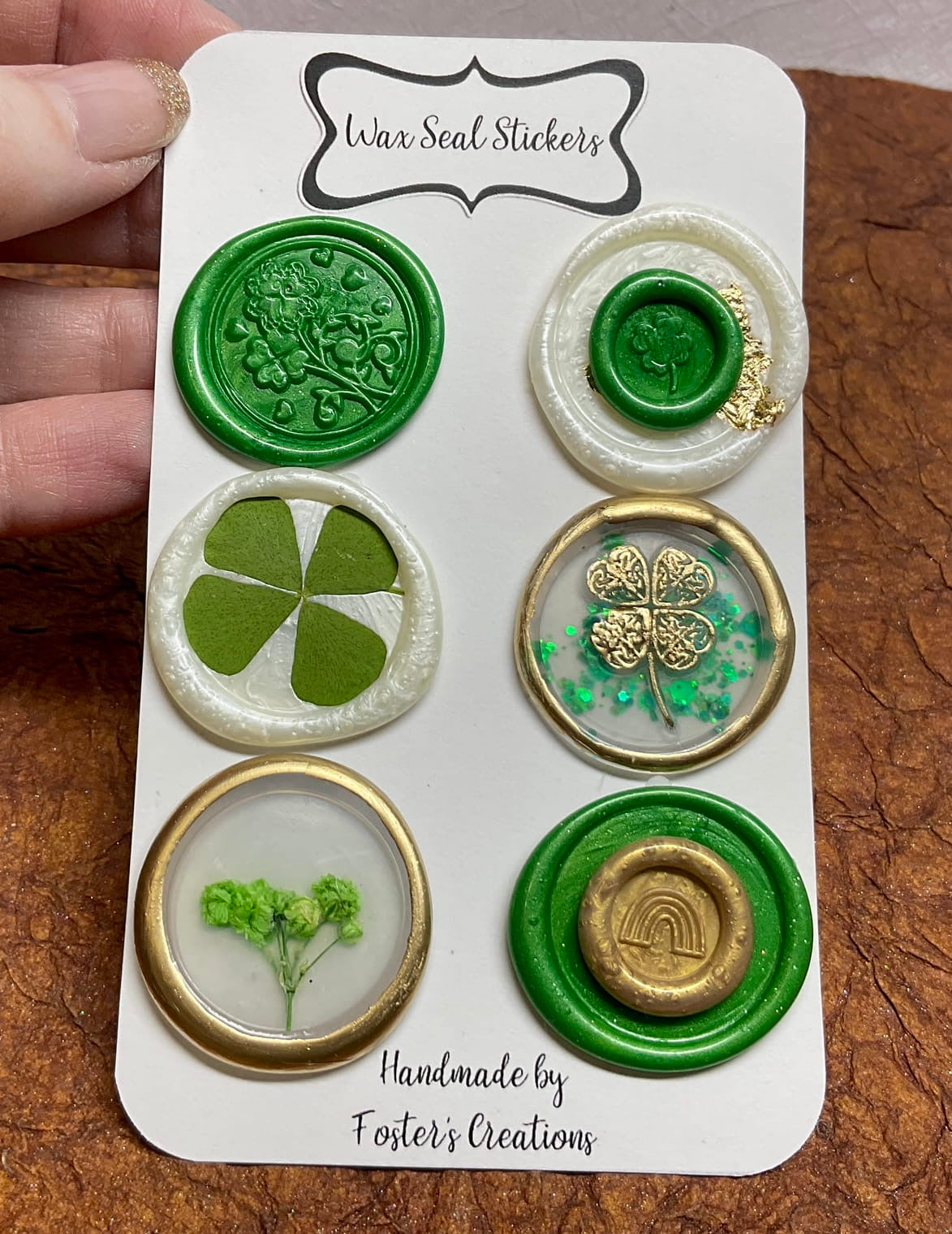 Wax Seal Stickers- St. Pats1