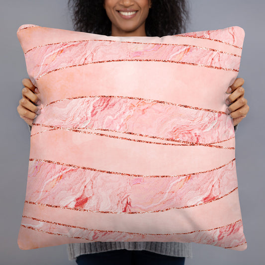 Basic Pillow-Peach Wave