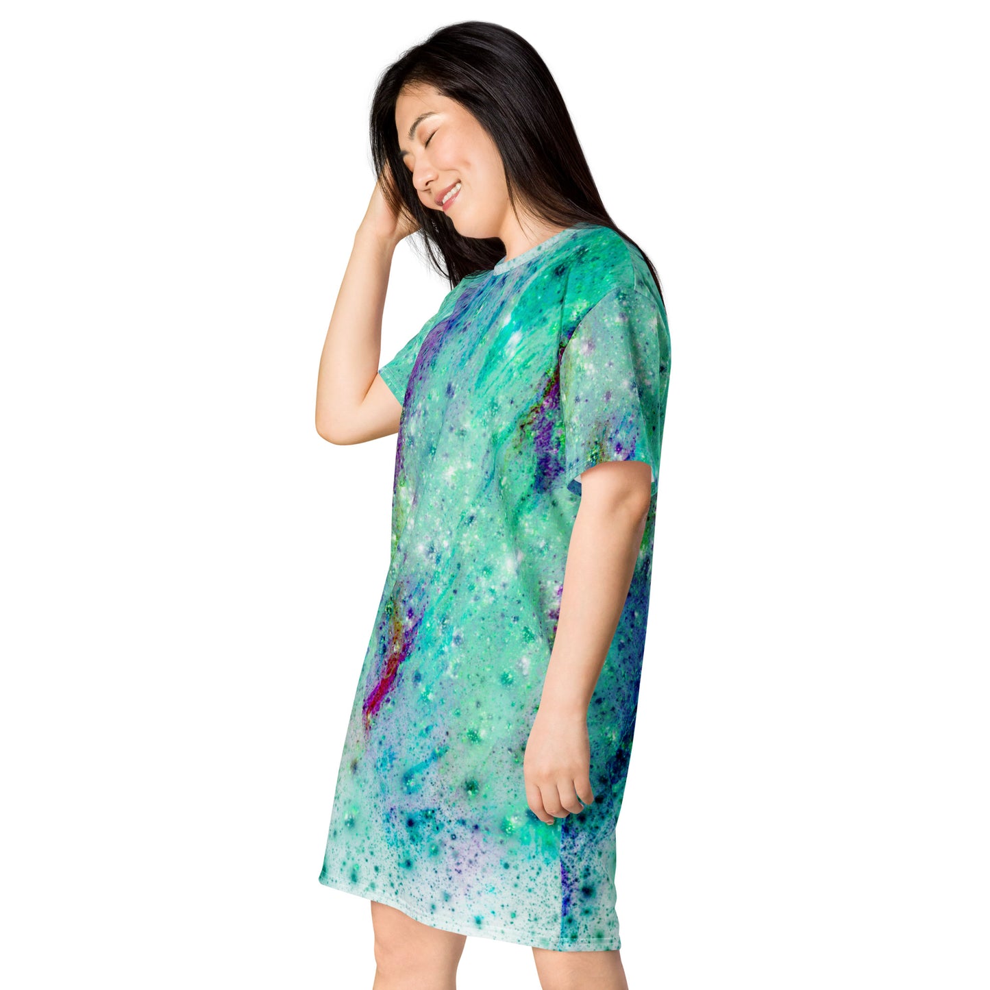 T-shirt dress-Mermaid Dreams T-shirt dress-Mermaid Dreams