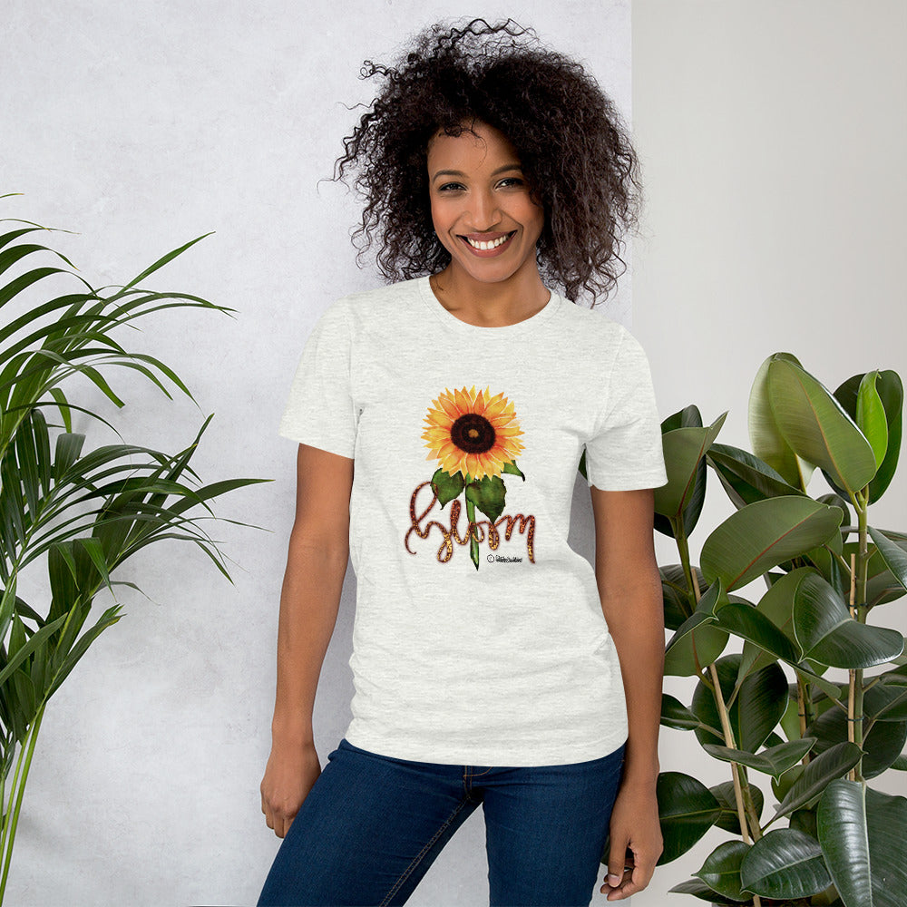 Unisex t-shirt- Bloom Sunflower
