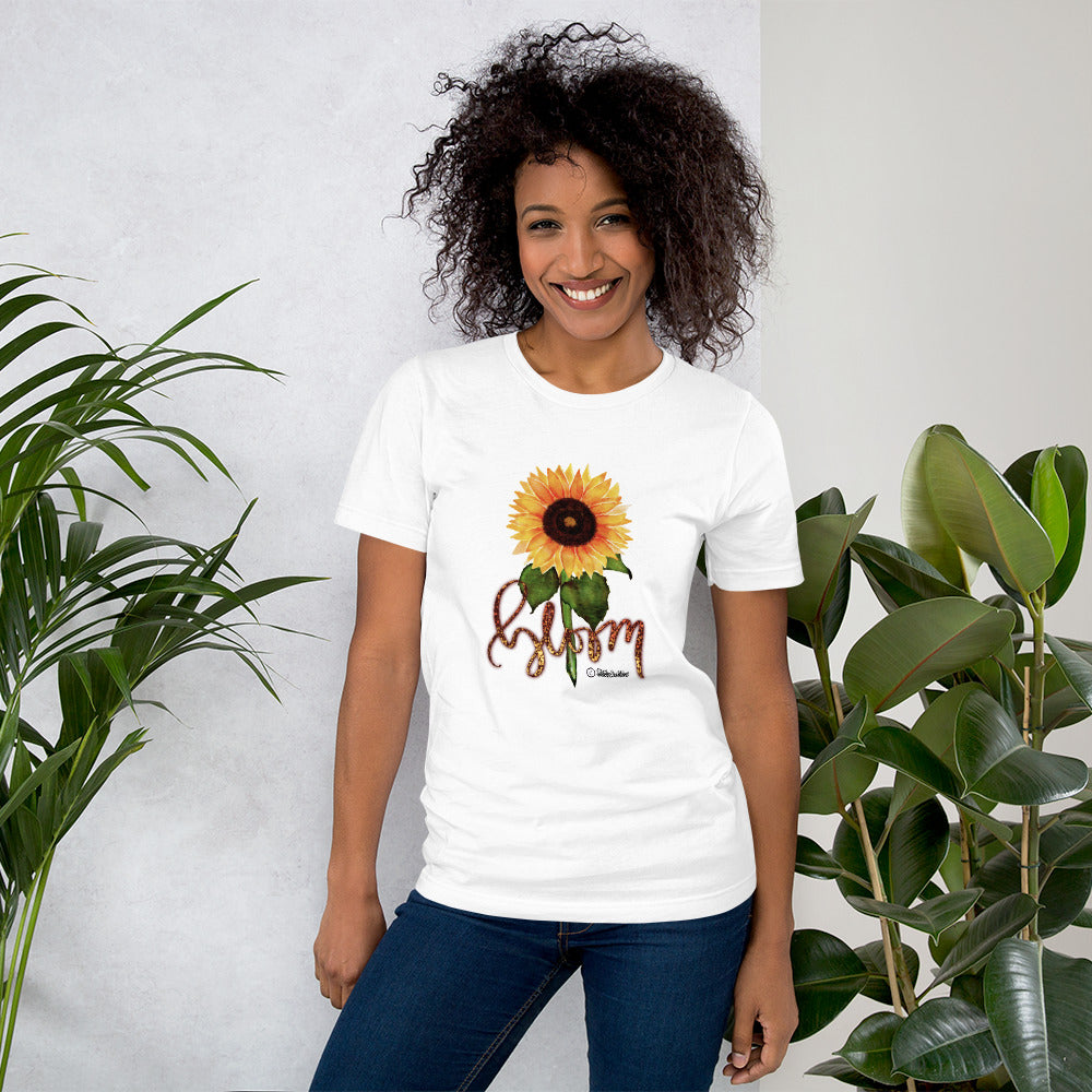 Unisex t-shirt- Bloom Sunflower